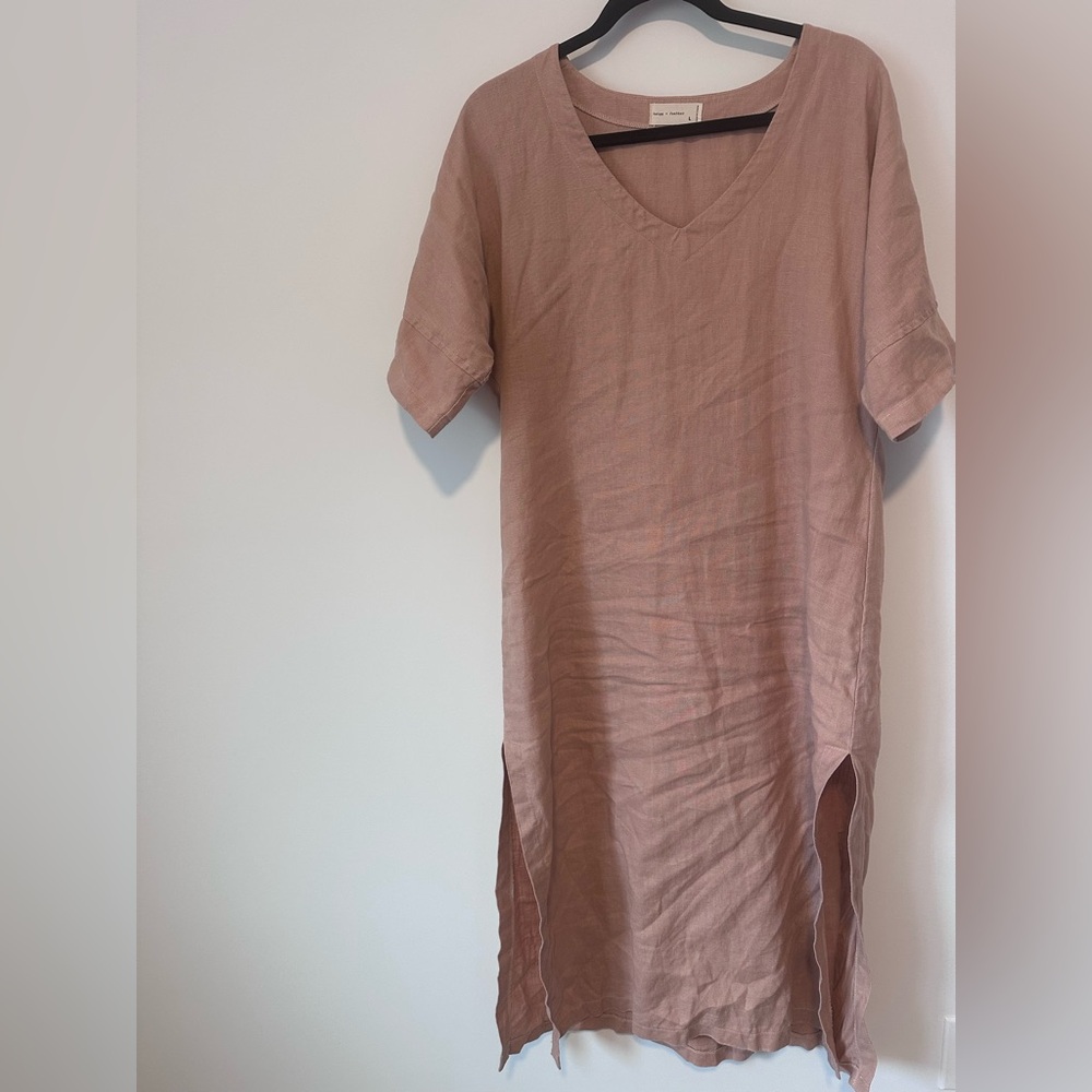 Twigg + Feather 100% Linen Dress - Picture 3 of 17